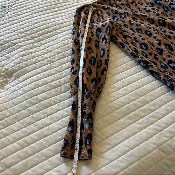 Ann Taylor Crewneck Leopard Print Sweater - Brown and Blue - Size S - Picture 7 of 7